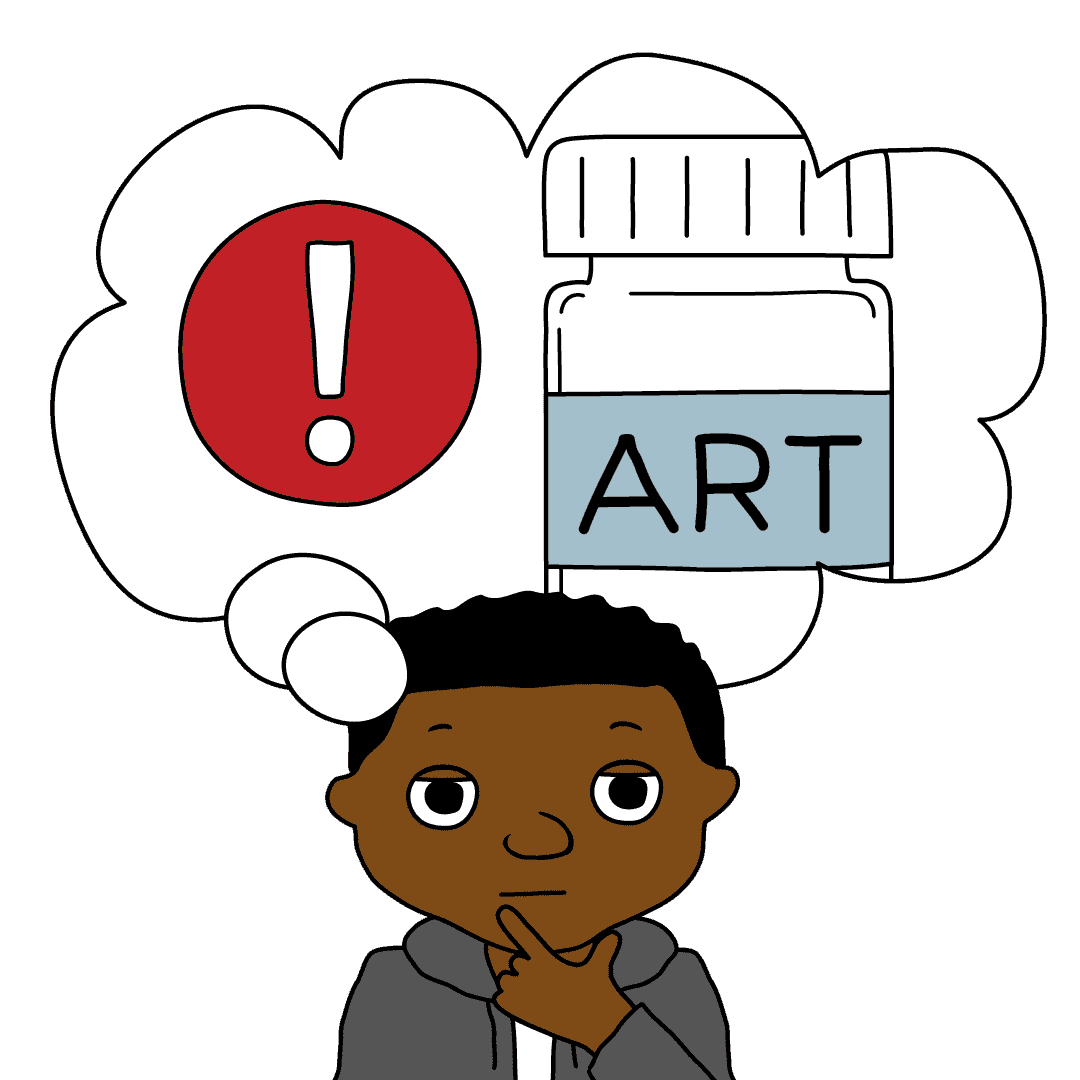 Mukomana achikanganwa ART.