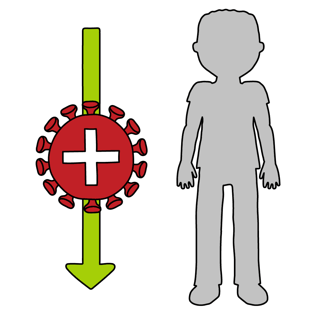 Murume silhouette HIV ngozi.